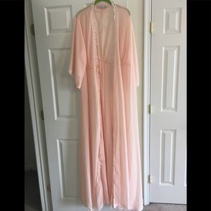 Blush long robe